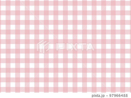 春色パステルギンガムチェック背景 97966488