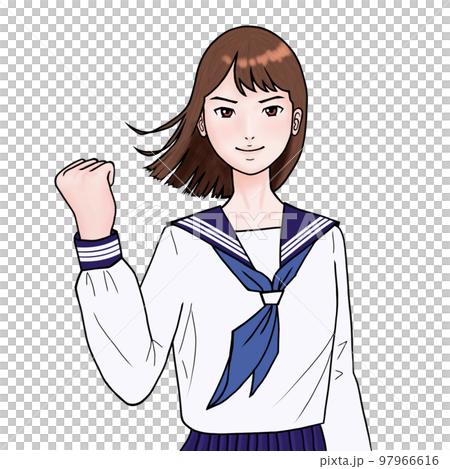 School girls high school guts pose 97966616