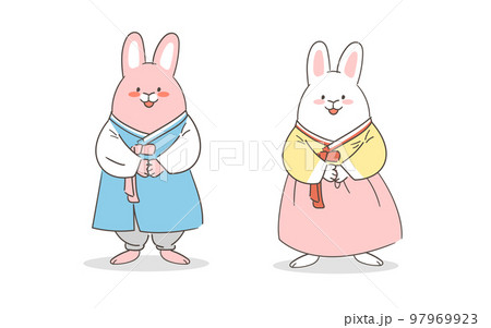 2023 ウサギ 新年 97969923