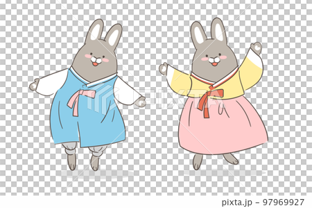 2023 ウサギ 新年 97969927