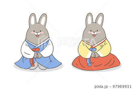 2023 ウサギ 新年 97969931