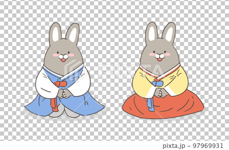 2023 ウサギ 新年 97969931