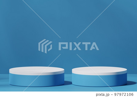 Scene with a podium for product presentation, 3d rendering Scene with a podium for product presentation, 3d rendering 97972106