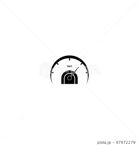 Speedometer icon 97972279