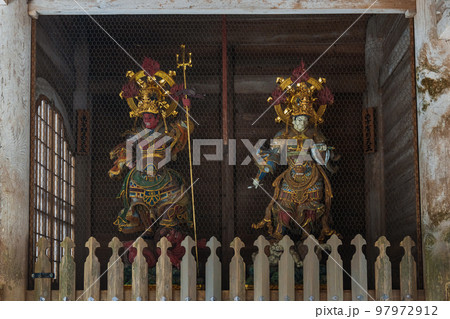 福井 曹洞宗大本山永平寺 山門の四天王 97972912
