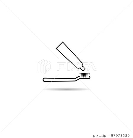 Tooth brush icon Tooth brush icon 97973589