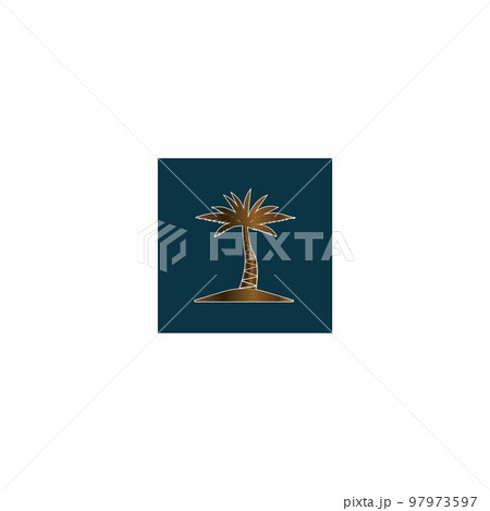 Palm tree icon 97973597