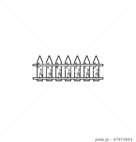 Fence icon 97973603