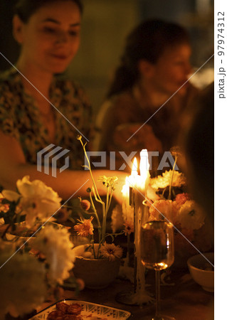 Many people saying cheers and showing their champagne glasses. Wedding party Many people saying cheers and showing their champagne glasses. Wedding party 97974312