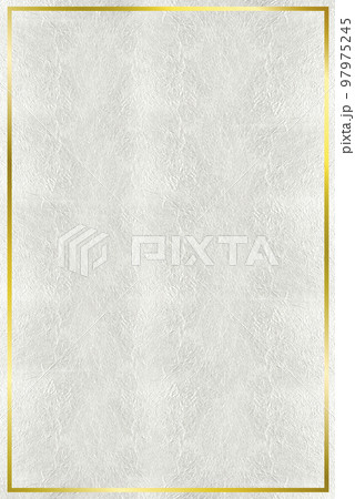 銀色の紙に黄金のフレーム 97975245
