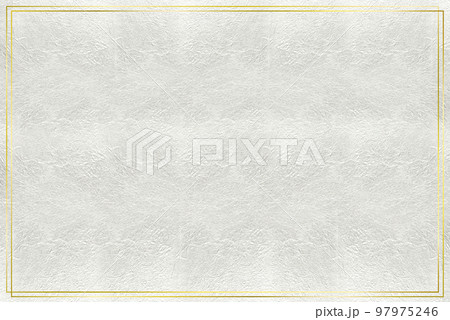 銀色の紙に黄金のフレーム 銀色の紙に黄金のフレーム 97975246