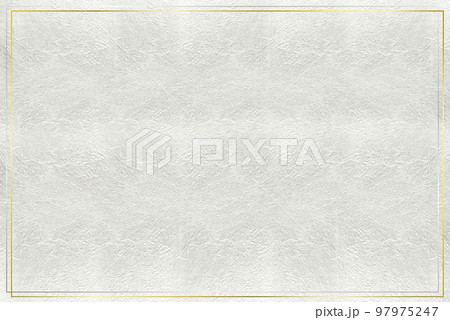 銀色の紙に金銀のフレーム 銀色の紙に金銀のフレーム 97975247