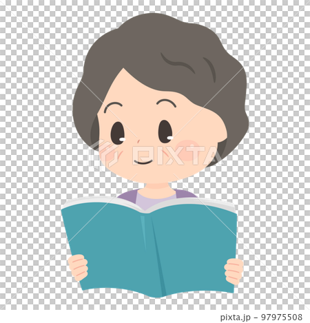 奶奶讀書的插圖 97975508