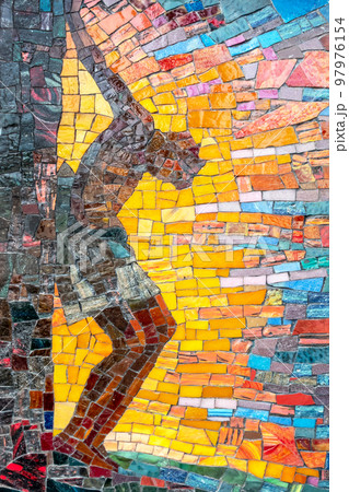 Mosaic of Christ 97976154