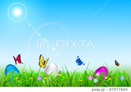 Easter background 97977604