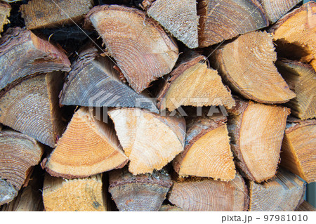 積まれた薪 97981010