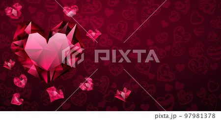 Background of hearts Background of hearts 97981378