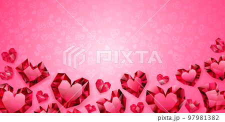 Background of hearts Background of hearts 97981382