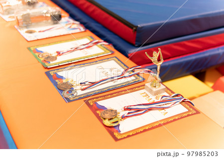 symbol illustration trophy honor medal icon honour award design celebration history symbol illustration trophy honor medal icon honour award design celebration history 97985203