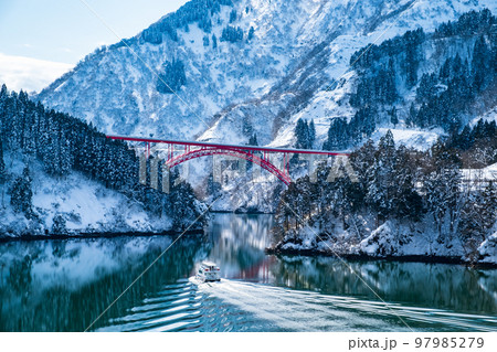 庄川峡（冬） 97985279