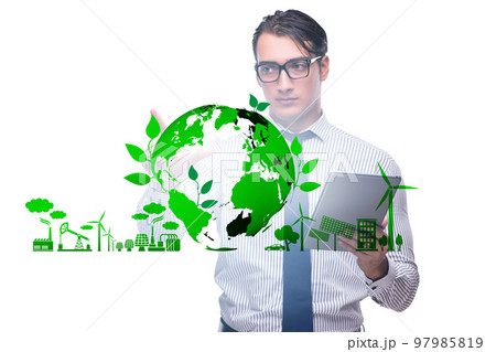 Ecology concept with ecological elements 97985819