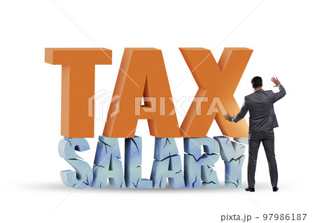 Income tax concept with large words Income tax concept with large words 97986187