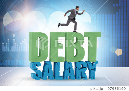 Debt and loan concept as a proportion of salary Debt and loan concept as a proportion of salary 97986190