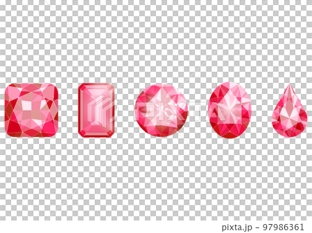 red jewelry illustration set picture material red jewelry illustration set picture material 97986361