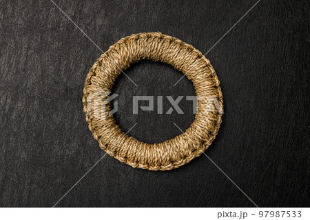鍋敷 Pot mat woven from straw 鍋敷 Pot mat woven from straw 97987533