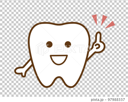 指向，牙齒可愛的角色 97988337