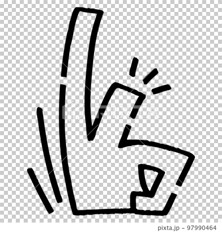 棍子人舉手說話 97990464