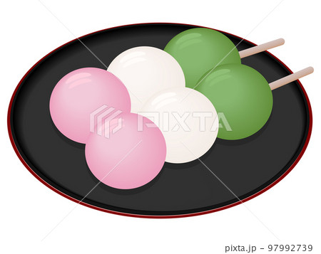 花見団子　和菓子 97992739