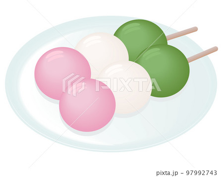 花見団子　和菓子 97992743