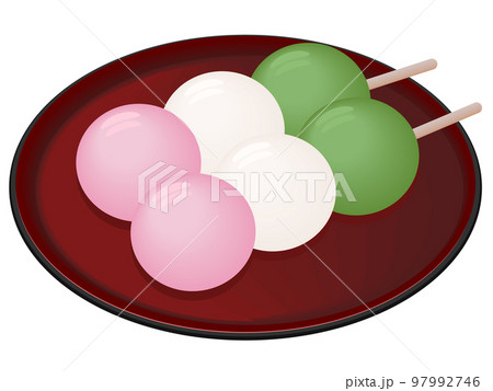 花見団子　和菓子 97992746