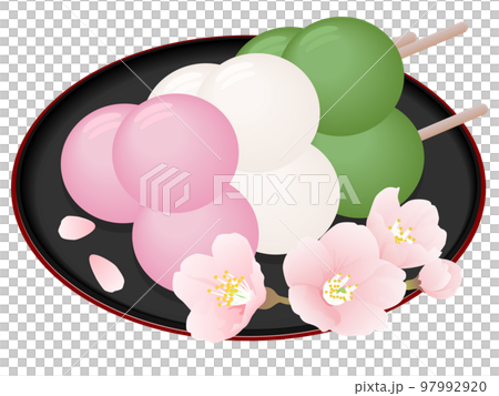花見団子　和菓子 97992920