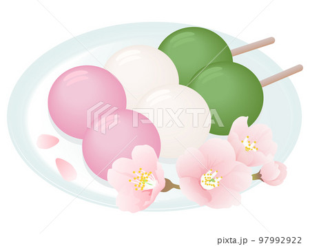 花見団子　和菓子 97992922