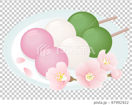 花見団子　和菓子 97992922