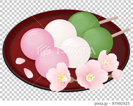 花見団子　和菓子 97992925