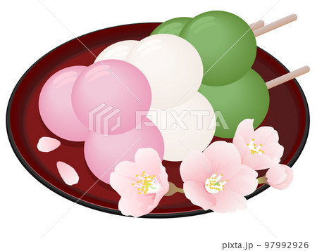 花見団子　和菓子 97992926