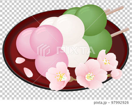 花見団子　和菓子 97992926
