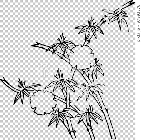 snowflake and bamboo snowflake and bamboo 97993576