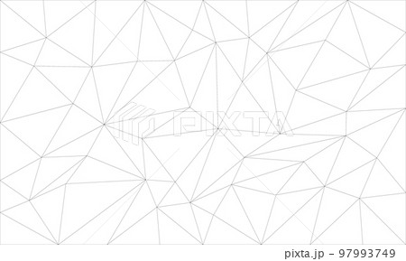 Abstract gray line triangle polygon on white background vector Abstract gray line triangle polygon on white background vector 97993749