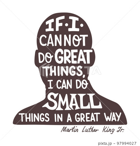 Martin Luther King Jr. Day typography greeting card design. MLK Day grey vector background 97994027