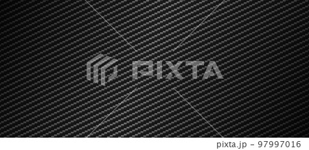 Panoramic dark carbon fiber texture with highlights - Vector Panoramic dark carbon fiber texture with highlights - Vector 97997016
