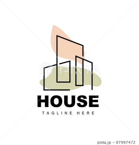 House Logo, Simple Building Vector, Construction Design, Housing, Real Estate, Property Rental House Logo, Simple Building Vector, Construction Design, Housing, Real Estate, Property Rental 97997472