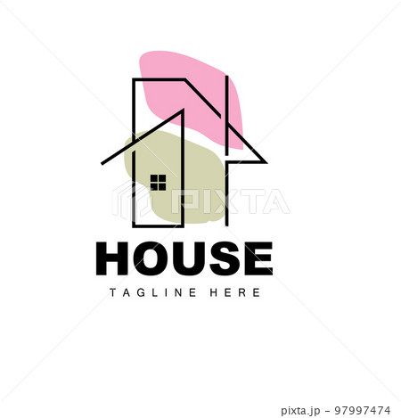House Logo, Simple Building Vector, Construction Design, Housing, Real Estate, Property Rental 97997474