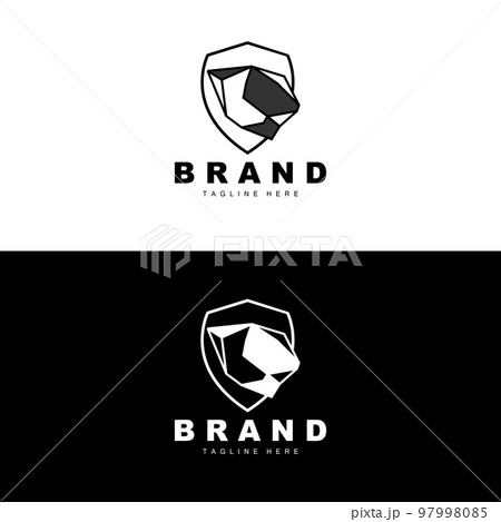 Stone Logo, Gem Line Stone Design, Diamond, Crystal, Simple Elegant, Product Brand Vector, Natural Stone Icon 97998085
