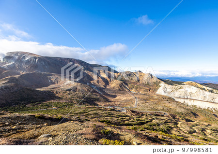 福島県　浄土平から望む絶景 97998581