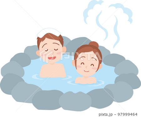 温泉_露天風呂_混浴_男女 温泉_露天風呂_混浴_男女 97999464