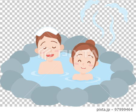 温泉_露天風呂_混浴_男女 温泉_露天風呂_混浴_男女 97999464
